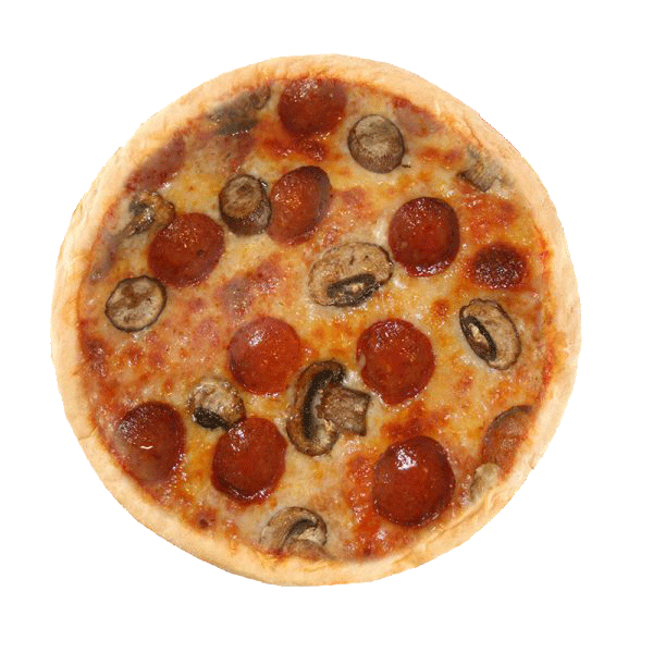 Bocce Cheese + Pepperoni + Mushroom Pizza